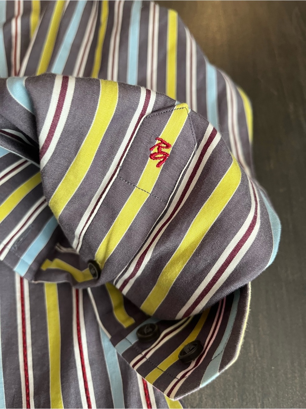 Robert Graham Multi-Stripe Button-Down Shirt - Picture 16 of 16
